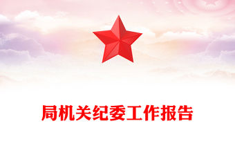 局機(jī)關(guān)紀(jì)委工作報(bào)告