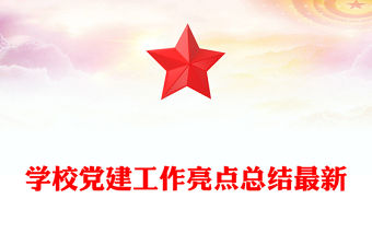 學校黨建工作亮點總結最新