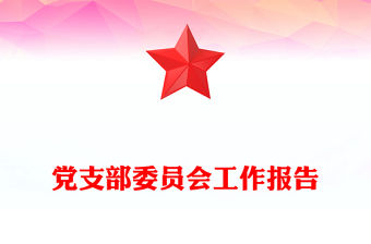 黨支部委員會工作報告