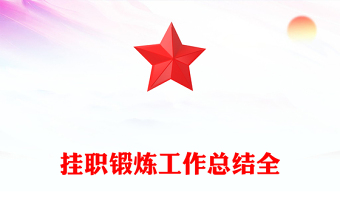 掛職鍛煉工作總結(jié)全