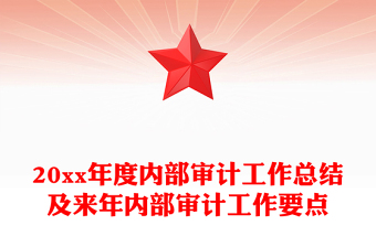 20xx年度內(nèi)部審計(jì)工作總結(jié)及來(lái)年內(nèi)部審計(jì)工作要點(diǎn)