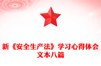 新《安全生產法》學習心得體會文本八篇