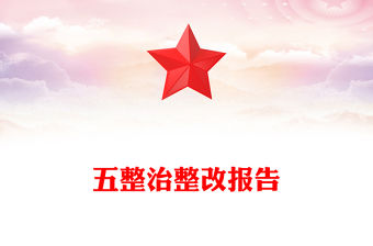 五整治整改報告