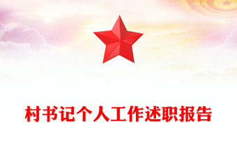 村書記個人工作述職報告