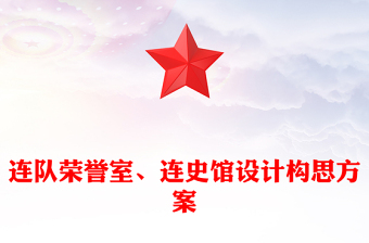 連隊榮譽室、連史館設計構(gòu)思方案