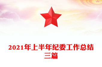 2021年上半年紀(jì)委工作總結(jié)三篇