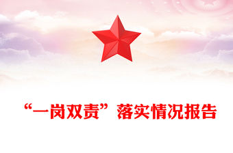 “一崗雙責(zé)”落實(shí)情況報(bào)告