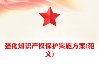 強(qiáng)化知識(shí)產(chǎn)權(quán)保護(hù)實(shí)施方案(范文)