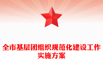 全市基層團(tuán)組織規(guī)范化建設(shè)工作實(shí)施方案