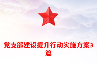 黨支部建設提升行動實施方案3篇