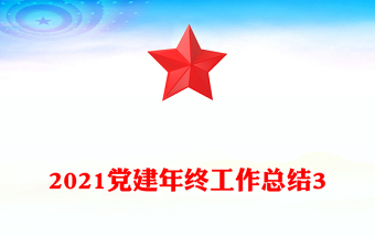 2021黨建年終工作總結(jié)3