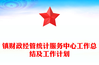 鎮(zhèn)財(cái)政經(jīng)管統(tǒng)計(jì)服務(wù)中心工作總結(jié)及工作計(jì)劃