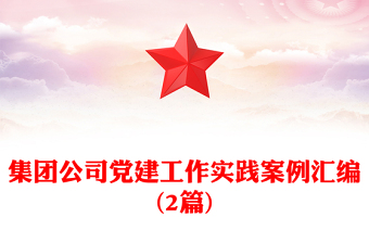 集團(tuán)公司黨建工作實(shí)踐案例匯編(2篇)
