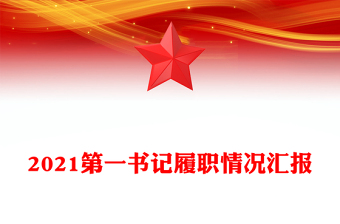 2021第一書(shū)記履職情況匯報(bào)