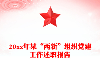 20xx年某“兩新”組織黨建工作述職報(bào)告