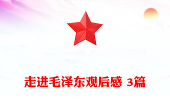 走進毛澤東觀后感 3篇