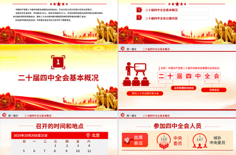 學(xué)習(xí)貫徹二十屆四中全會(huì)精神PPT專題黨課課件