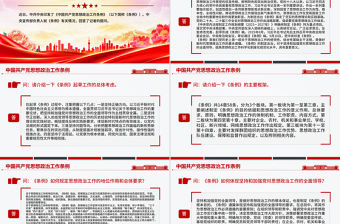 解讀《中國共產黨思想政治工作條例》PPT課件下載