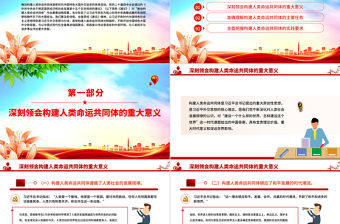 簡(jiǎn)潔風(fēng)推動(dòng)構(gòu)建人類命運(yùn)共同體PPT二十屆四中全會(huì)系列黨課