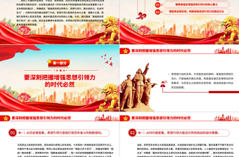 增強黨的思想引領力PPT學習黨的二十屆四中全會精神黨課