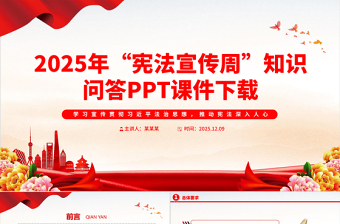 2025年全國“憲法宣傳周”工作方案PPT課件