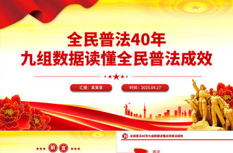 全民普法40年九組數據讀懂全民普法成效PPT課件