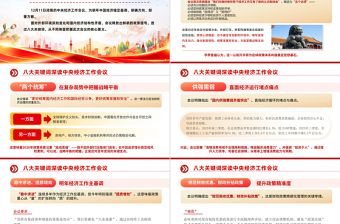 精美大氣八大關(guān)鍵詞深讀中央經(jīng)濟工作會議PPT課件下載