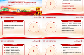 數(shù)讀中央經(jīng)濟(jì)工作會議要點內(nèi)容PPT課件下載