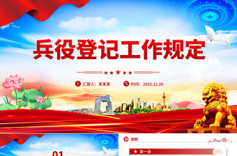 2025《兵役登記工作規(guī)定》PPT課件下載