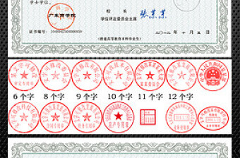 官方標(biāo)準(zhǔn)學(xué)士學(xué)位證書PSD文件模板