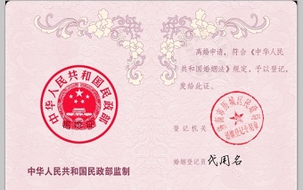 2017超高清離婚證模板