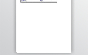 一系列預(yù)算表模板