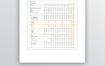 每月大學(xué)預(yù)算Excel表