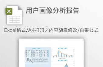 用戶畫像分析報告