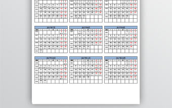 年日歷(含陰歷帶周數