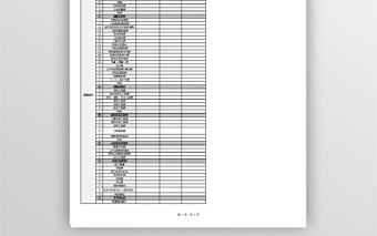 項目成本利潤測算表