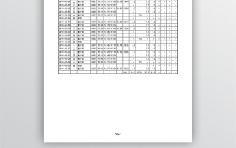 黑色商務(wù)風(fēng)出勤明細(xì)表