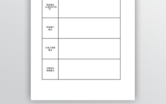 人事部表格辭退員工申請表