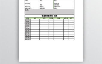 公司客户档案信息