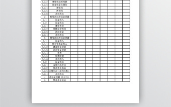 财务计划现金流量表excel表