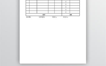 工廠財務(wù)臨時工工資表