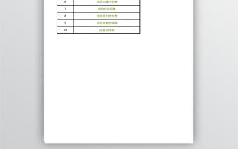 十大項目管理表格-十一聯