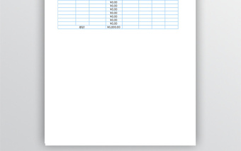 公司采购部费用明细报销表