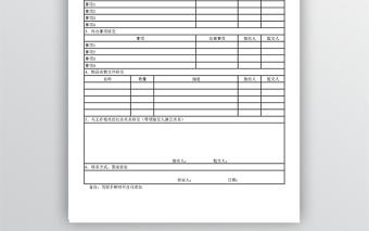 工作交接清單(可作為離職、調(diào)崗人員使用)