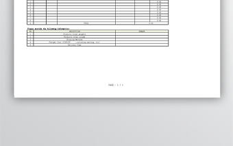 國際標(biāo)準(zhǔn)詢價(jià)單模板