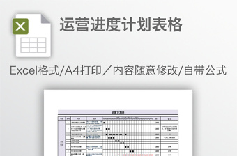 2022电商运营推广计划表