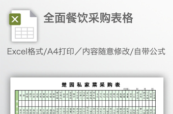 2022工地采购表格