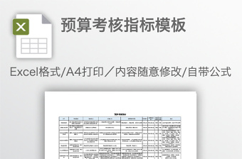 2021团队管理考核指标表