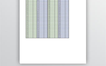 教職工考勤表模板