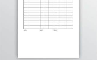 庫存商品盤點表格